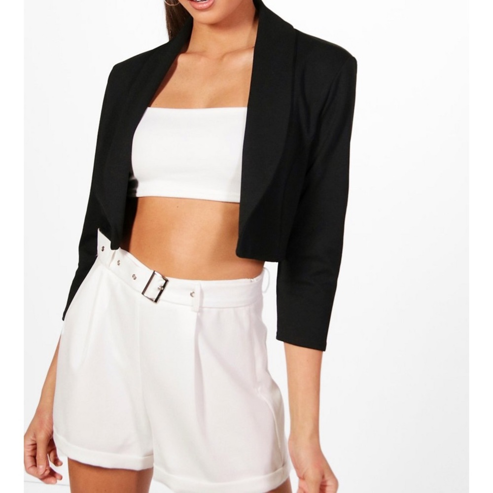 BooHoo Cropped Blazer